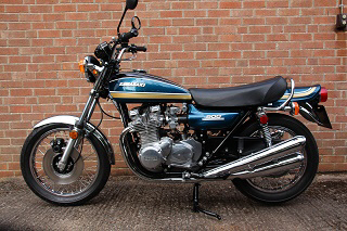 1975 Kawasaki Z1B 900 candy blue